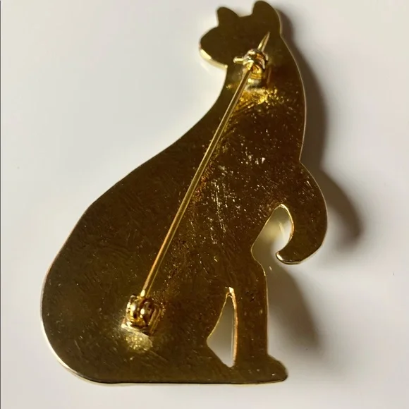 Vintage cat/sphinx brooch - Picture 2 of 2